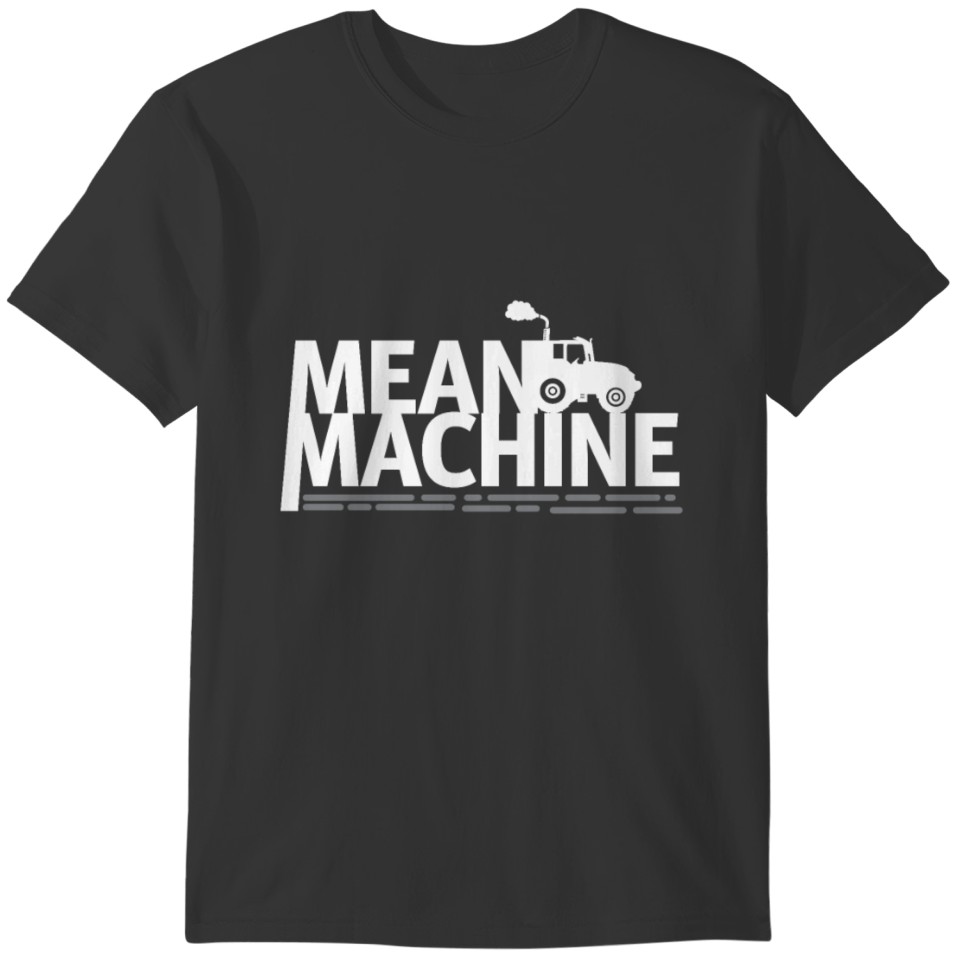 Mean Machine Tractor kids farmer gift christmas T-shirt