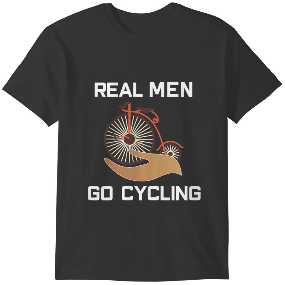 Real Men Go Cycling T-shirt