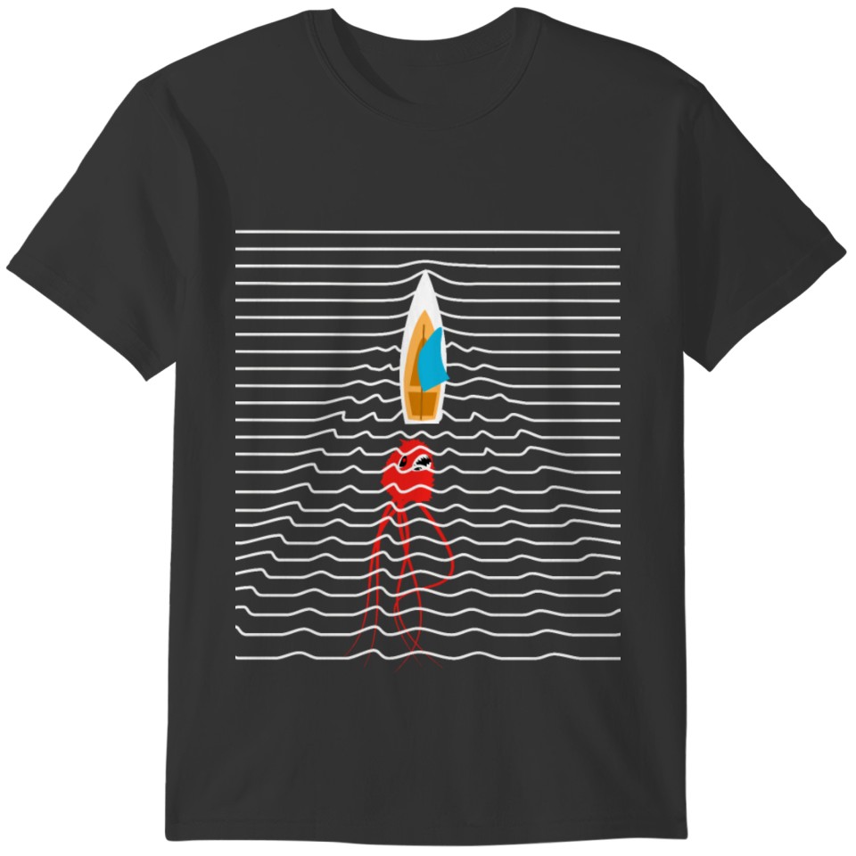 kid monster sail swim sea gift idea T-shirt