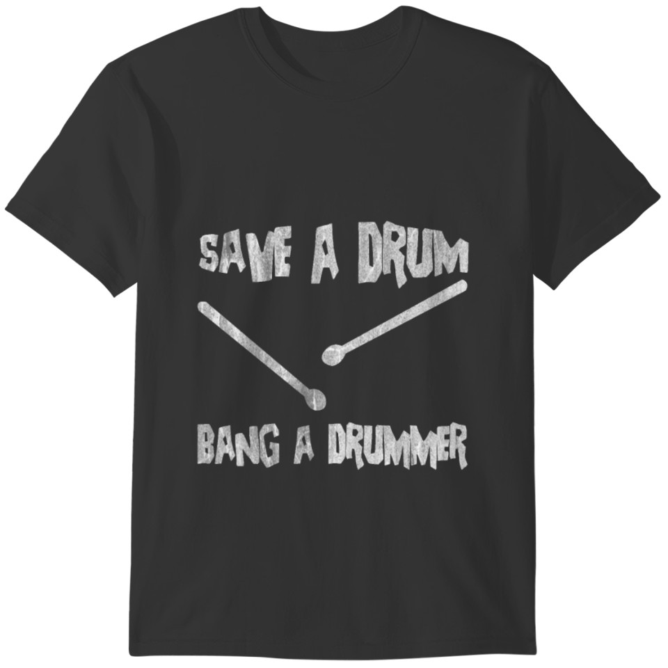Drummer Drums Drumsticks T-shirt