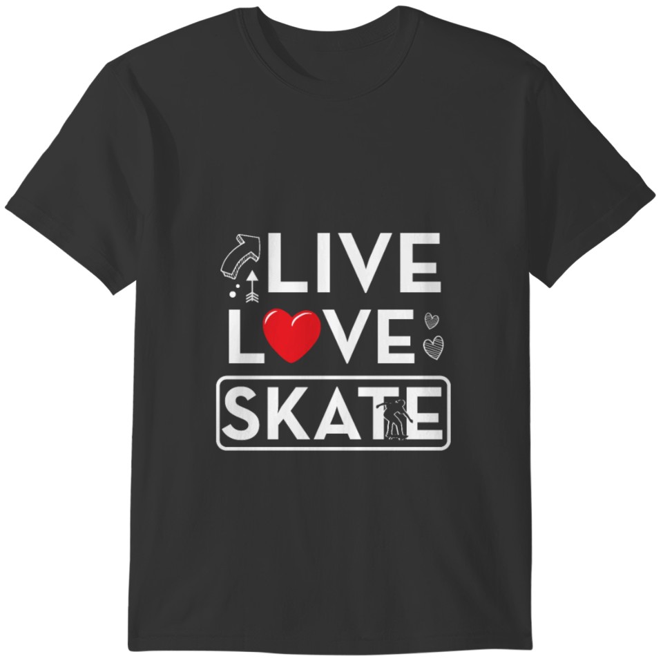 Skateboarding Skating Funny Gift T-shirt