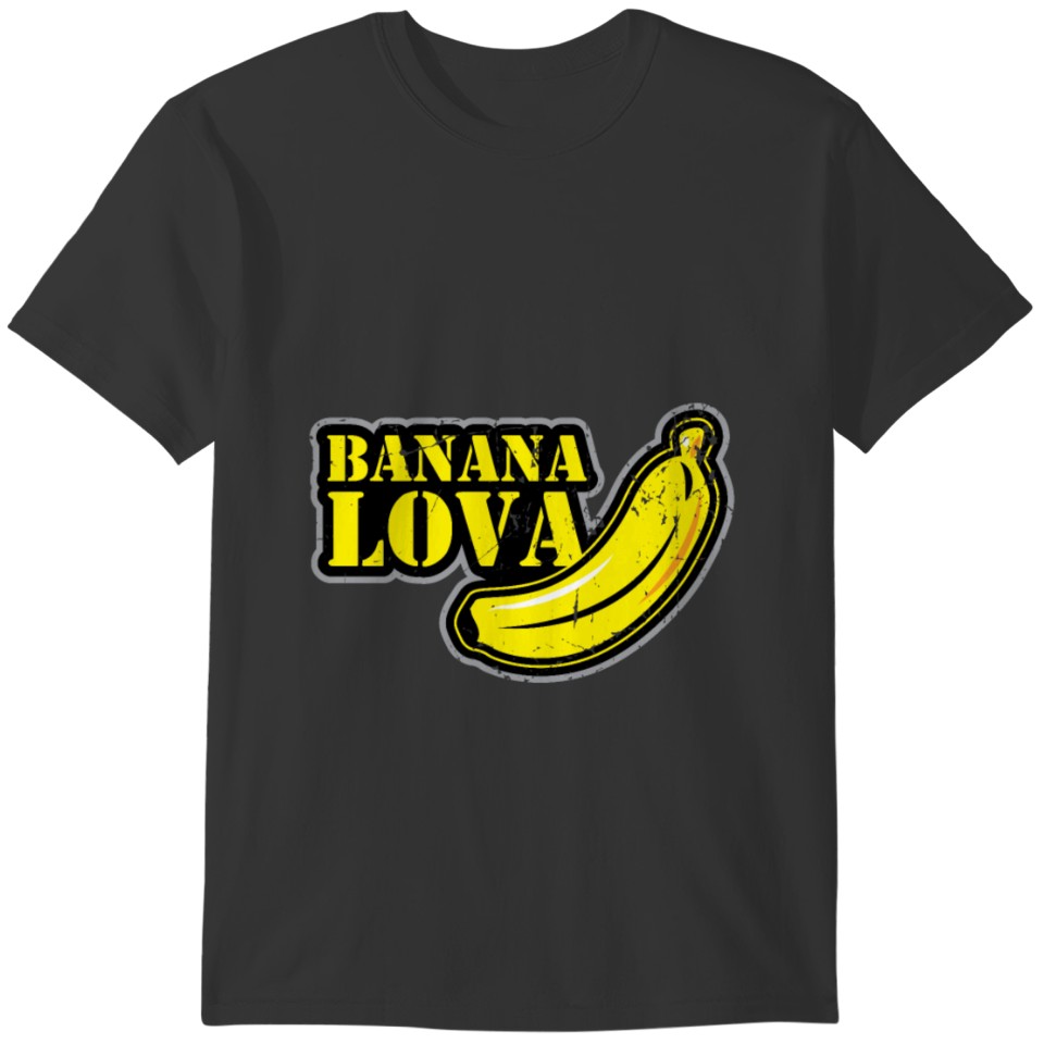 Banana Lova Gift christmas birthday kids fun T-shirt