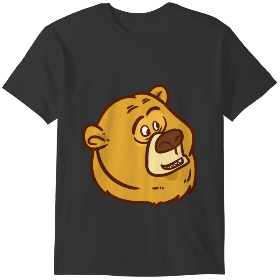 Bear North Gift Brown Funny Cool Panda Pole T-shirt