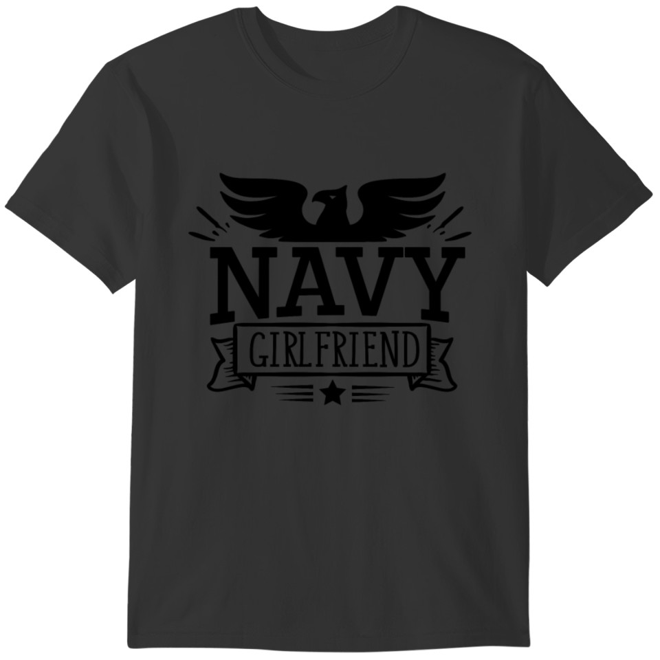 Proud US Navy Girlfriend T-Shirt - Patriots Design T-shirt