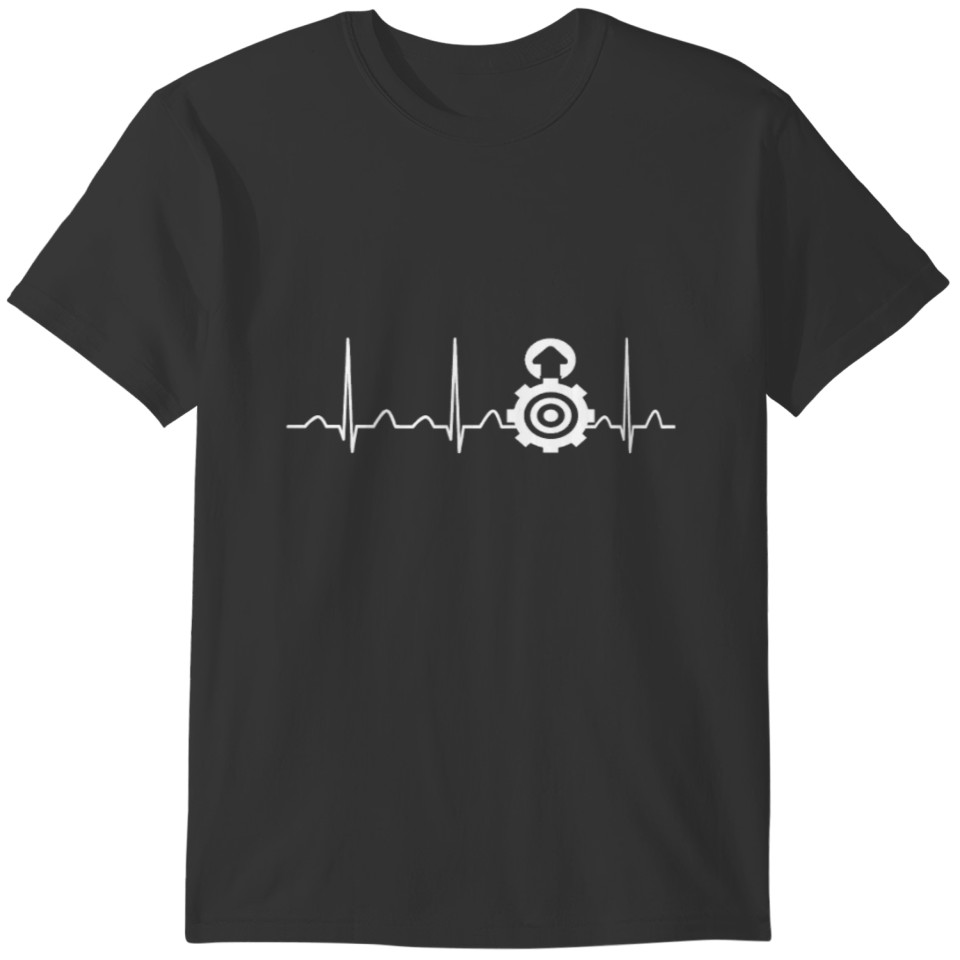Control Engineer Heartbea T-shirt