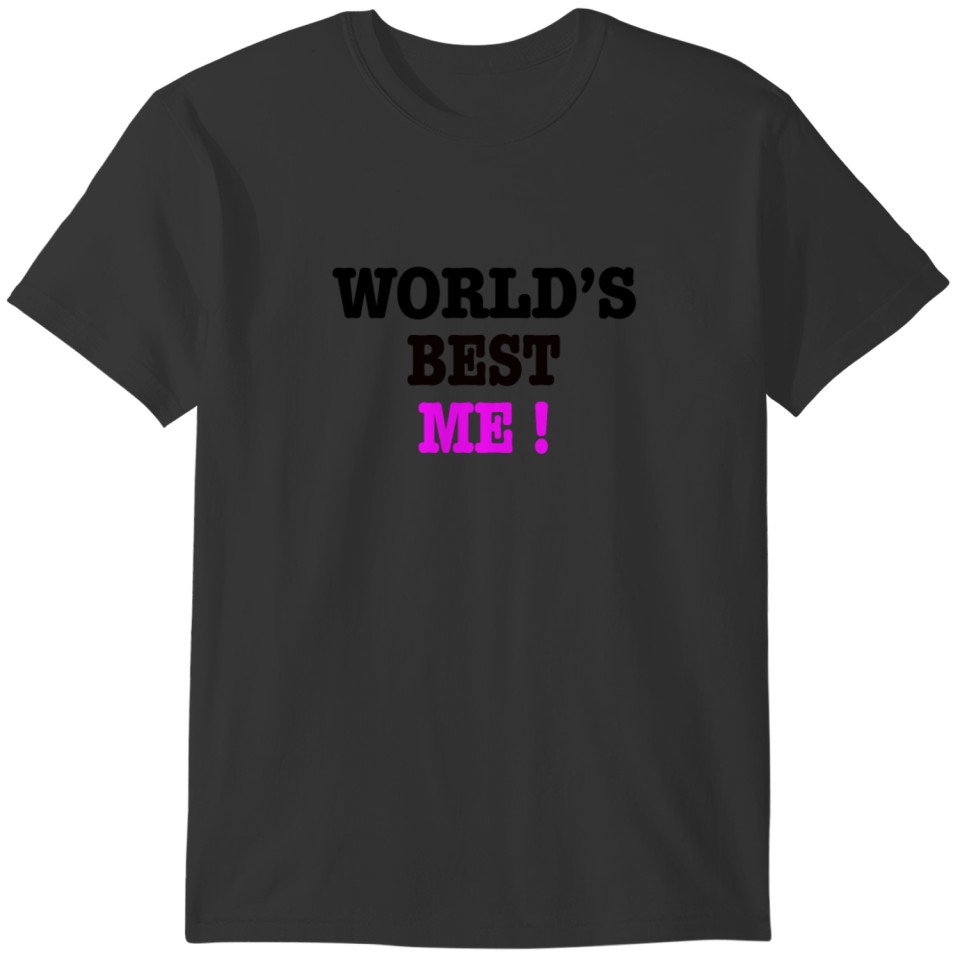 World's best me T-shirt