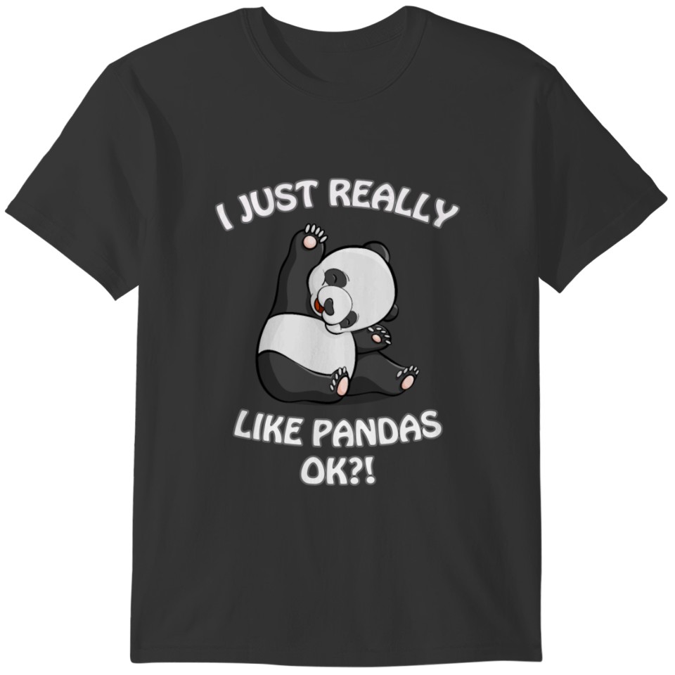 Pandas red panda girl gift Panda Bear Shirt T-shirt