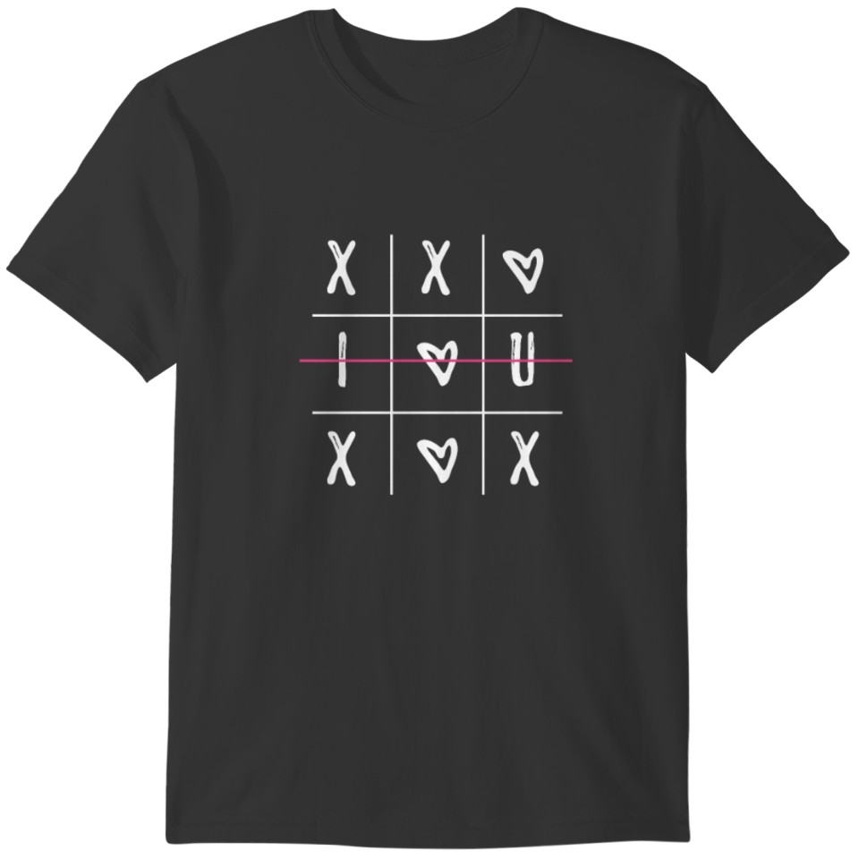 I Love U Valentine's Day Partner Marriage Love T-shirt