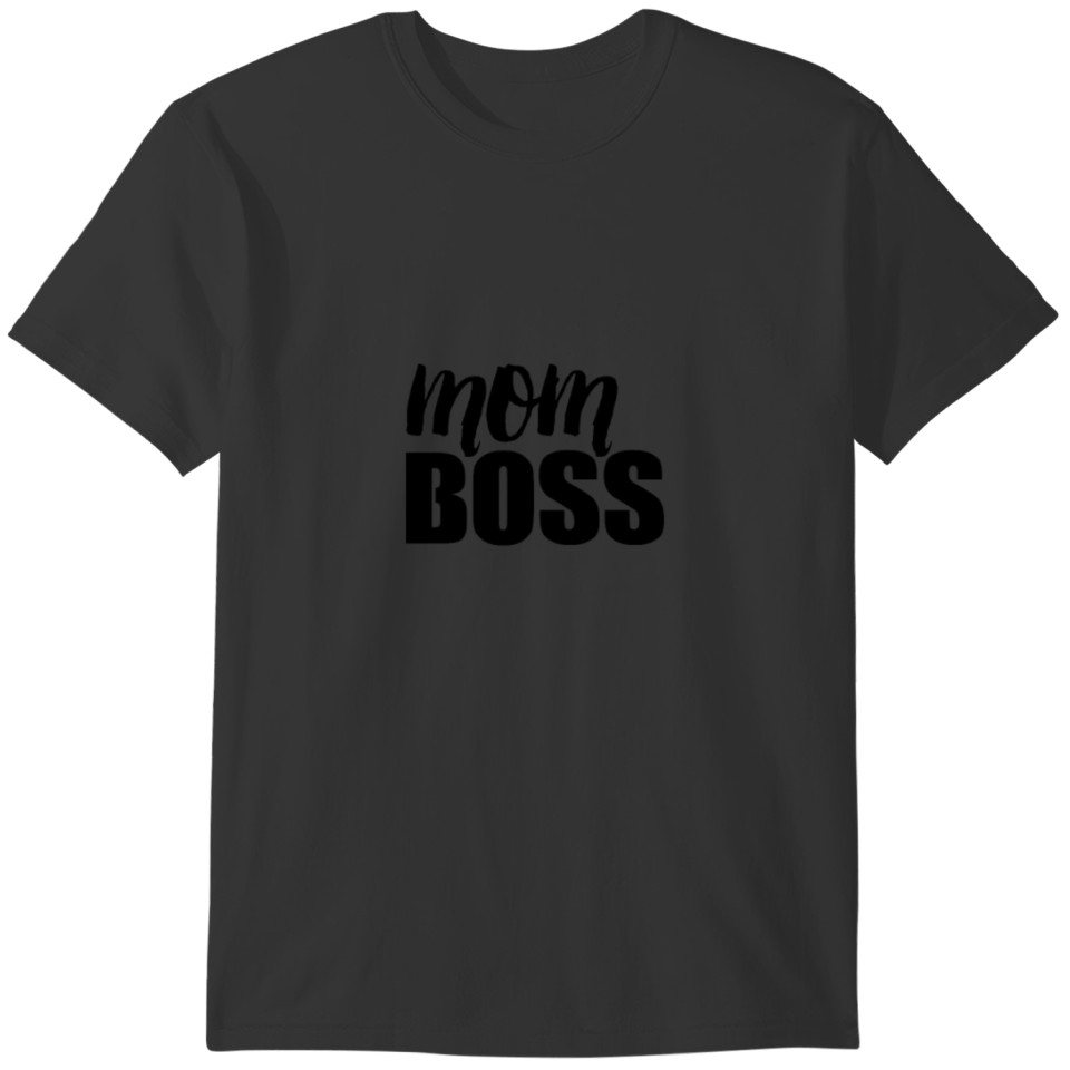 Mom Boss - black T-shirt