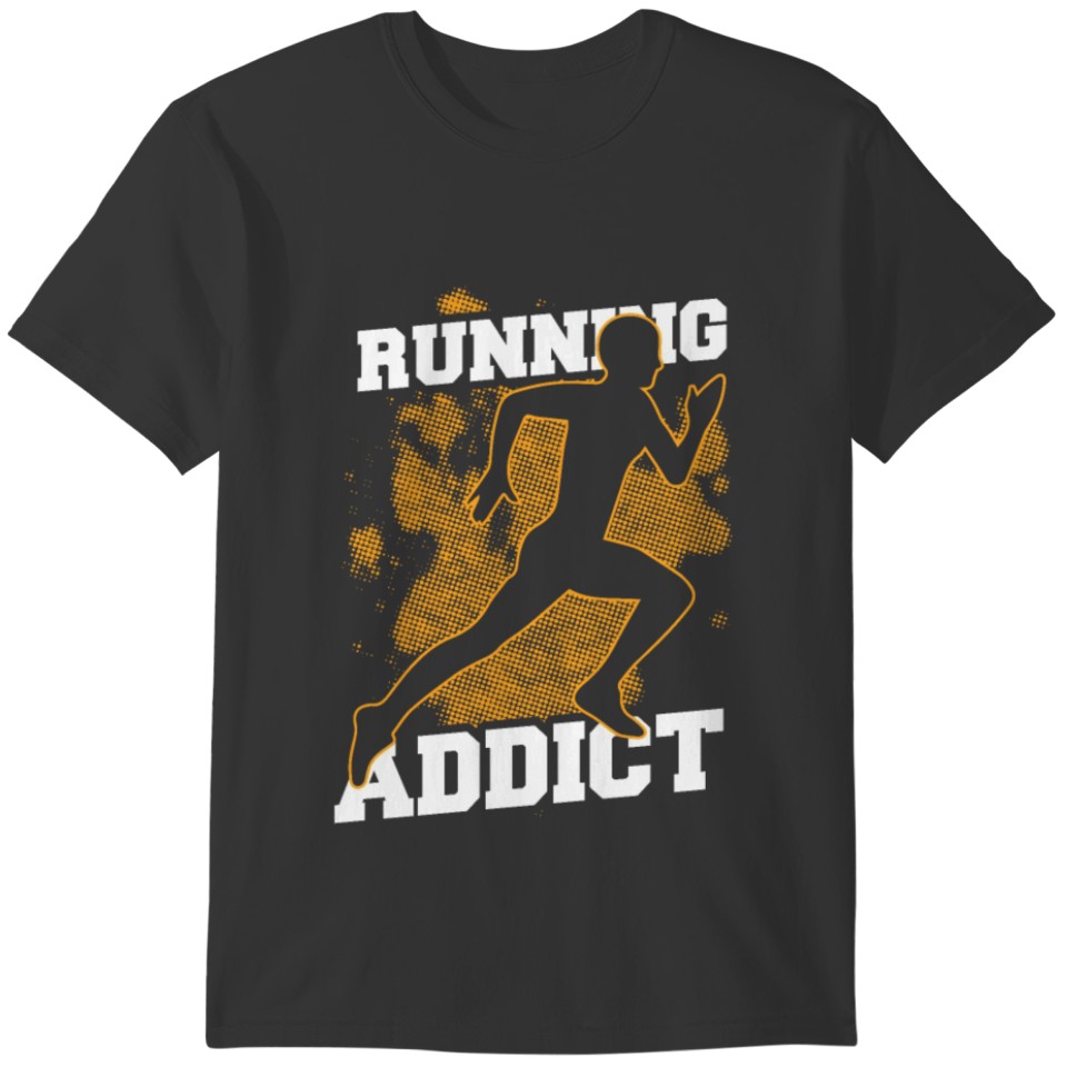 Jog race running race track sweating sweat Running T-shirt