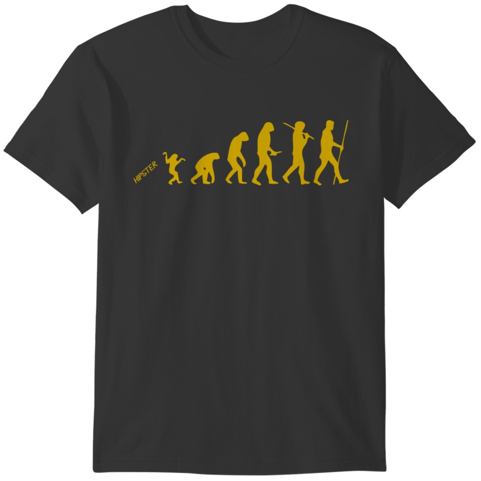 Hipster evolution gift idea T-shirt