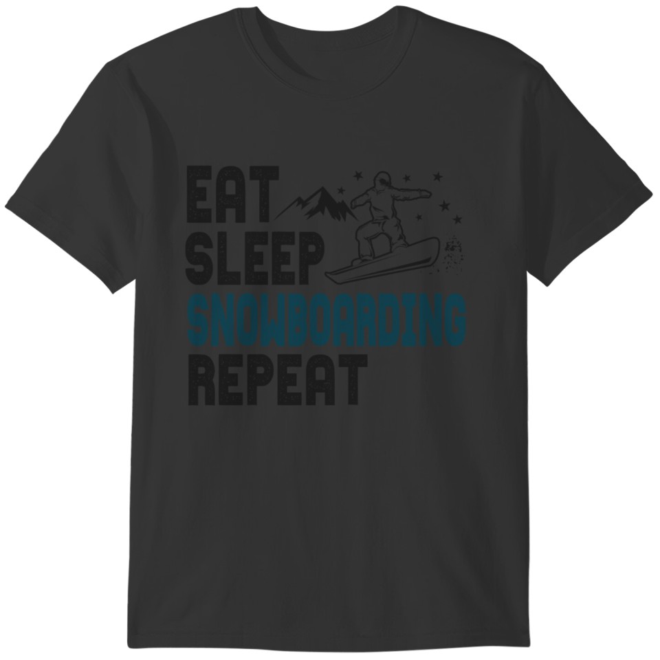 Retro Funny Snowboarding Sayings Memes Present Tee T-shirt