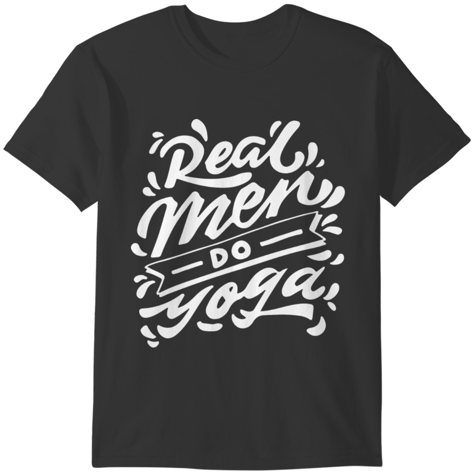 real men do yoga 2 T-shirt