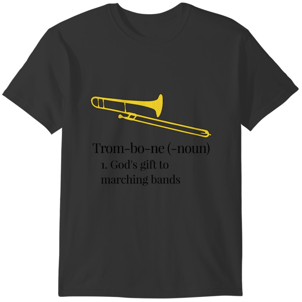 Funny trombone Gift, Marching Band - definition T-shirt