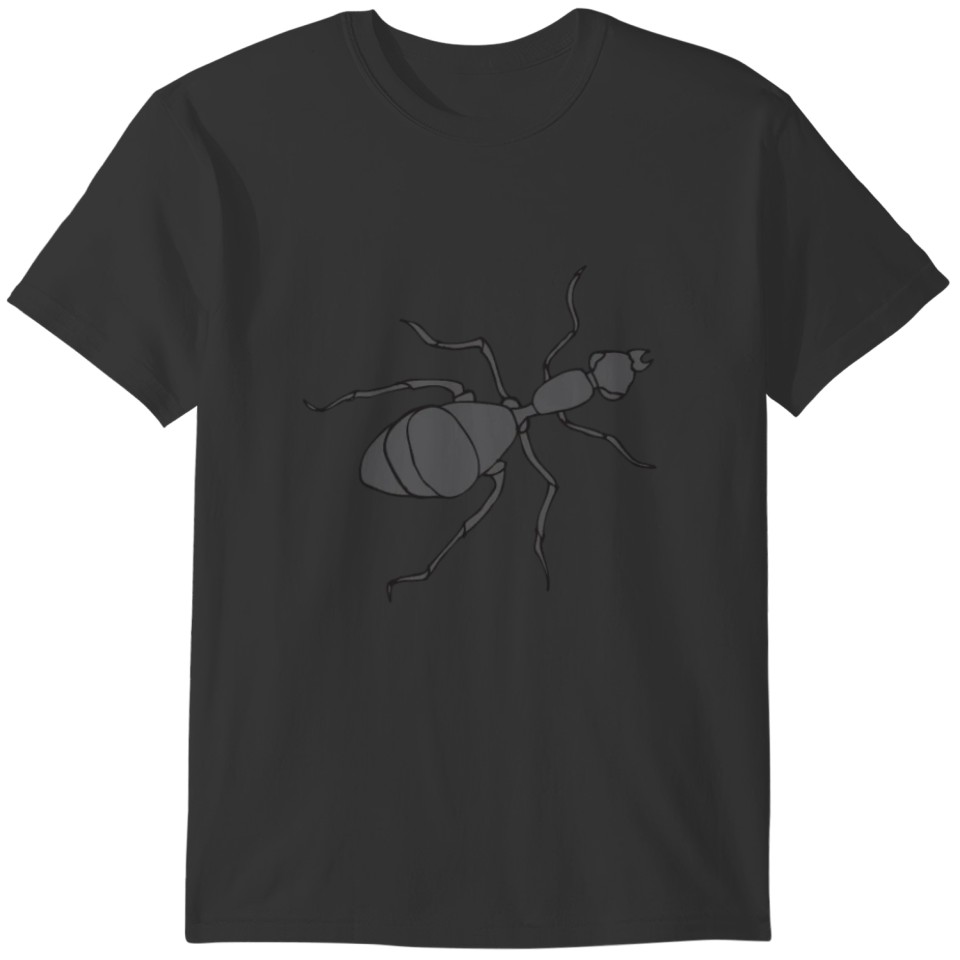 Black Garden Ant T-Shirt For Ant Lovers T-shirt