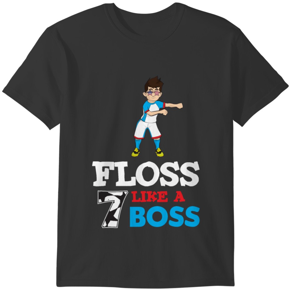 7 Year Old Birthday Baseball T-Shirt 7th Boy Gift T-shirt