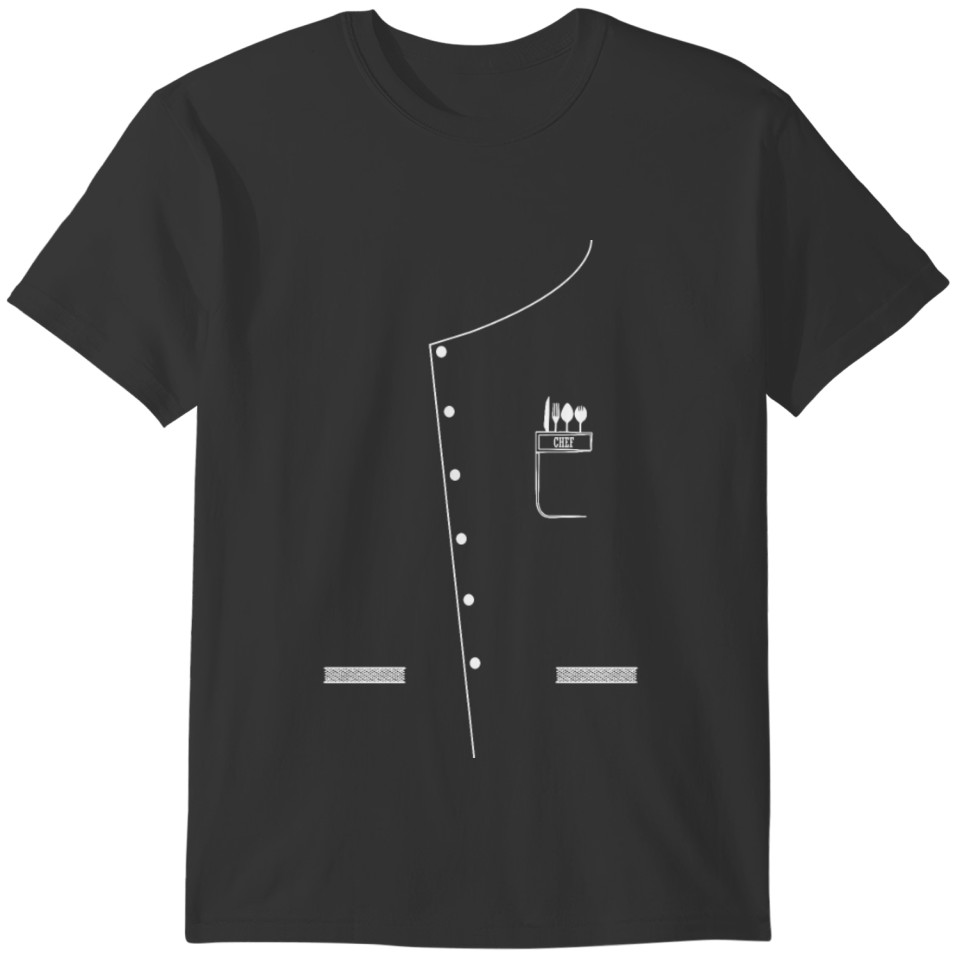Chef print Funny Cooking Uniform Jacket product T-shirt