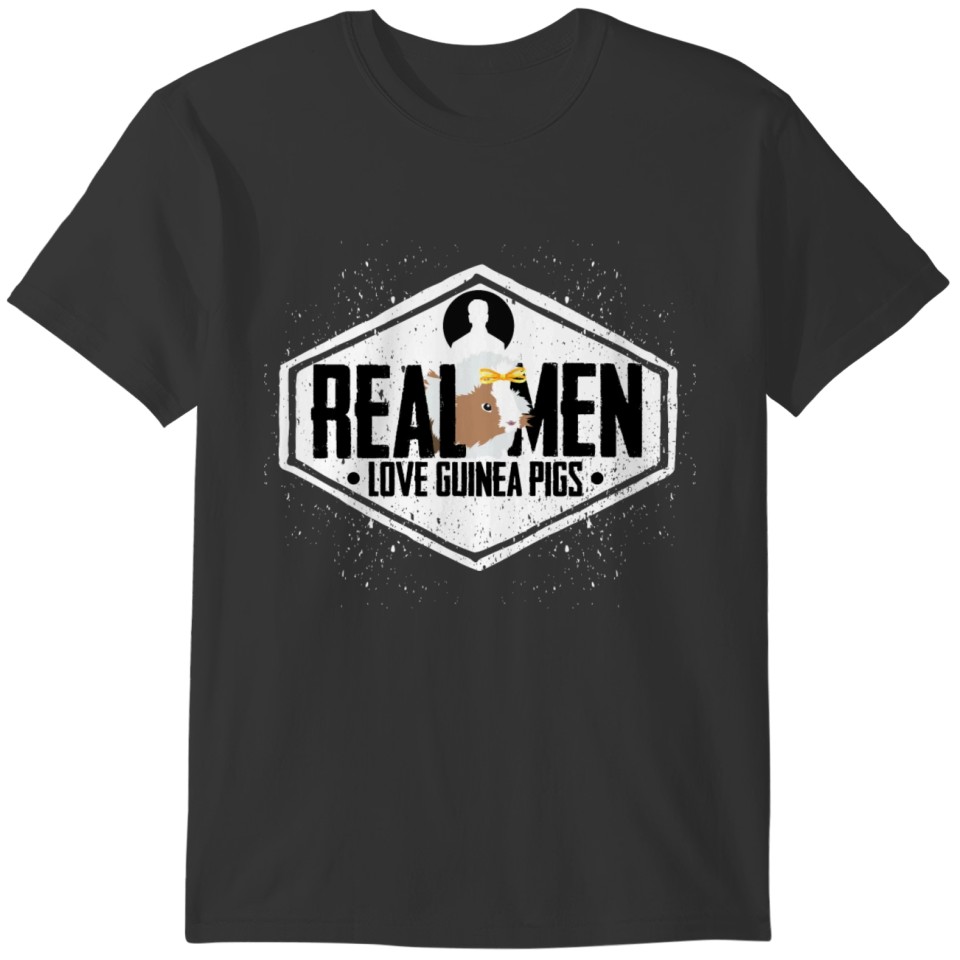 Guinea Pig Shirt | Real Men Love Guinea Pigs T-shirt