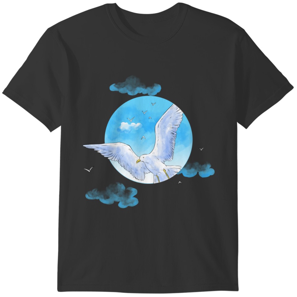 Cute Seagull T-shirt
