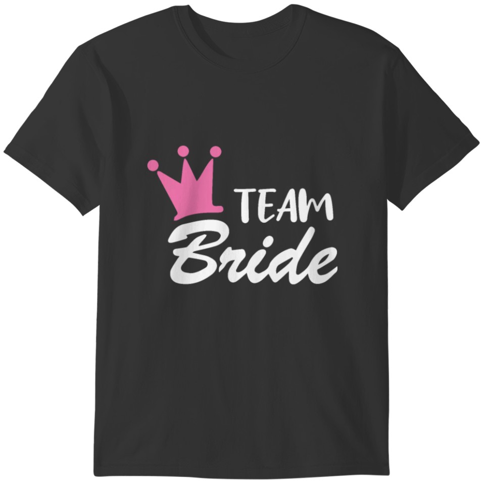 Team Bride, Hen Party, Crown, Princess T-shirt