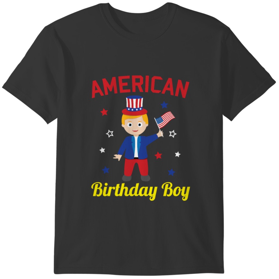 Birthday American boy T-shirt