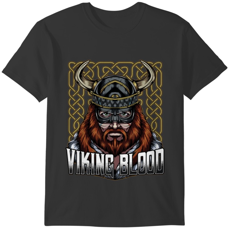 Viking Blood Cool Northman Norse Warrier Thor Odin T-shirt