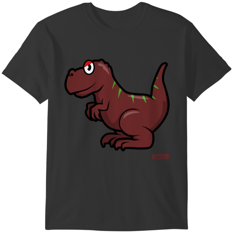 Tyrannosaurus T-Rex brown dinosaur HARIZ dinosaur T-shirt