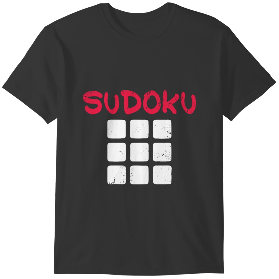 Sudoku T-Shirt & Gift Idea Riddles T-shirt