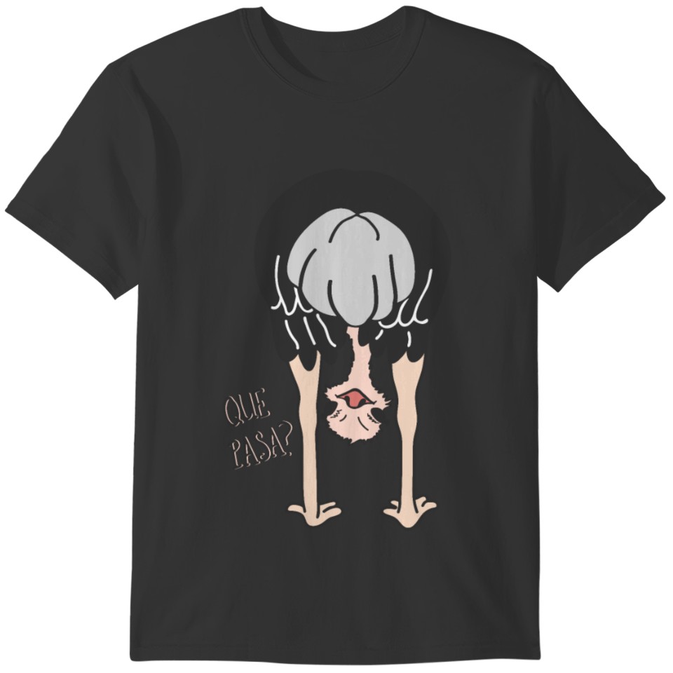 ostrich, bird, Africa, zoo, gift idea T-shirt