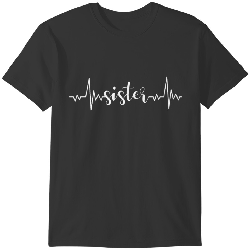 heartbeat sister T-shirt