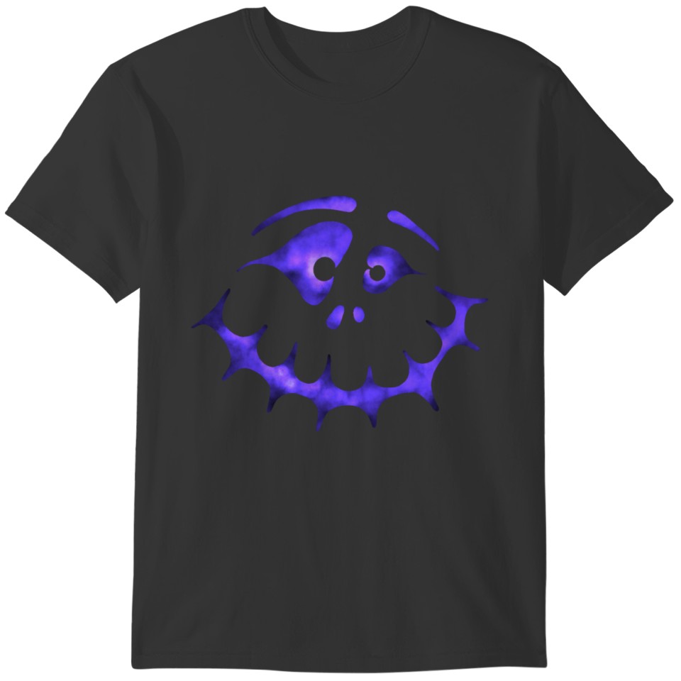 Halloween Face 5 - Lila T-shirt