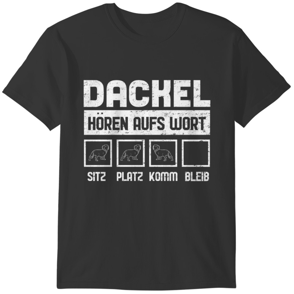 Dachshund Dog Training T-shirt