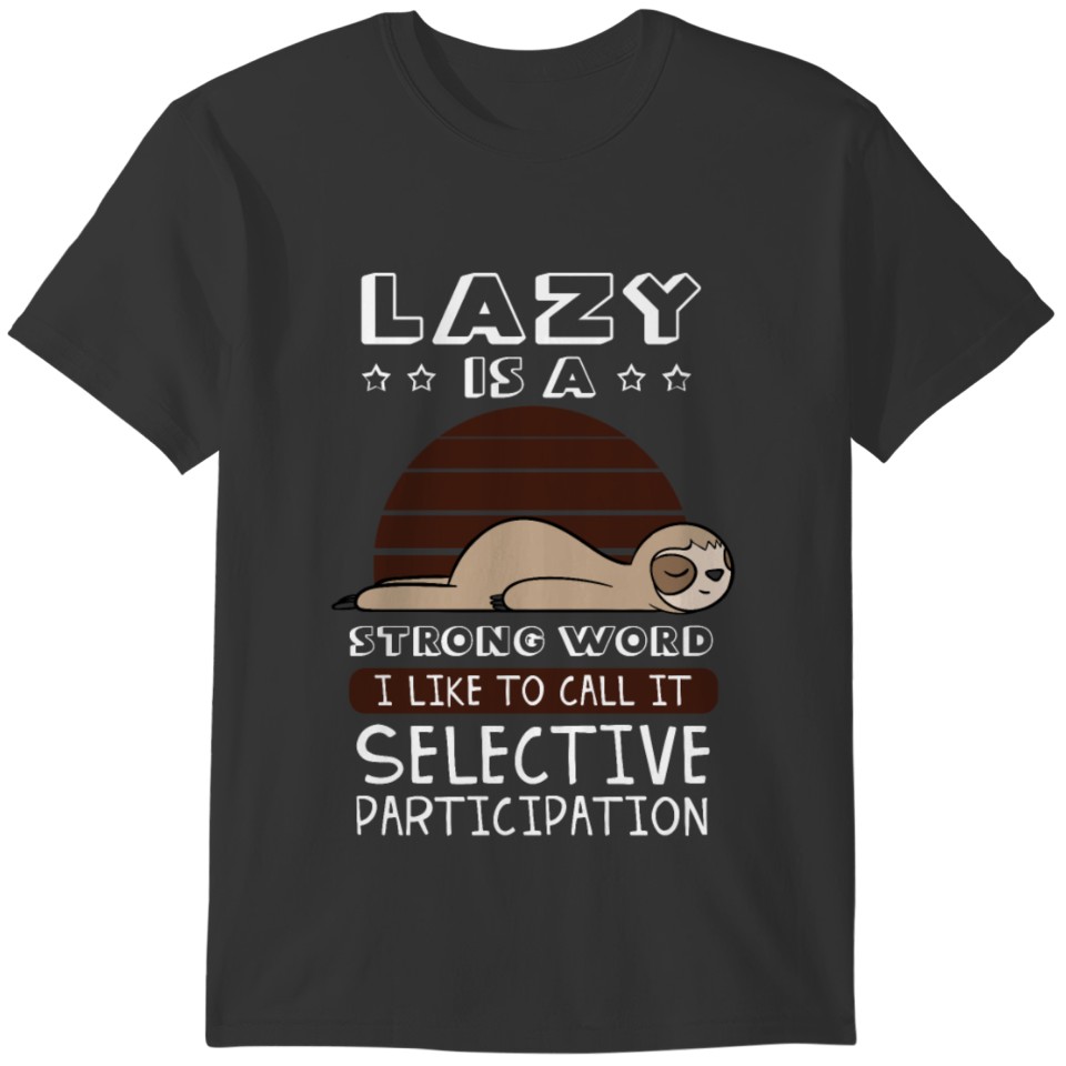 Selective Participation T-shirt