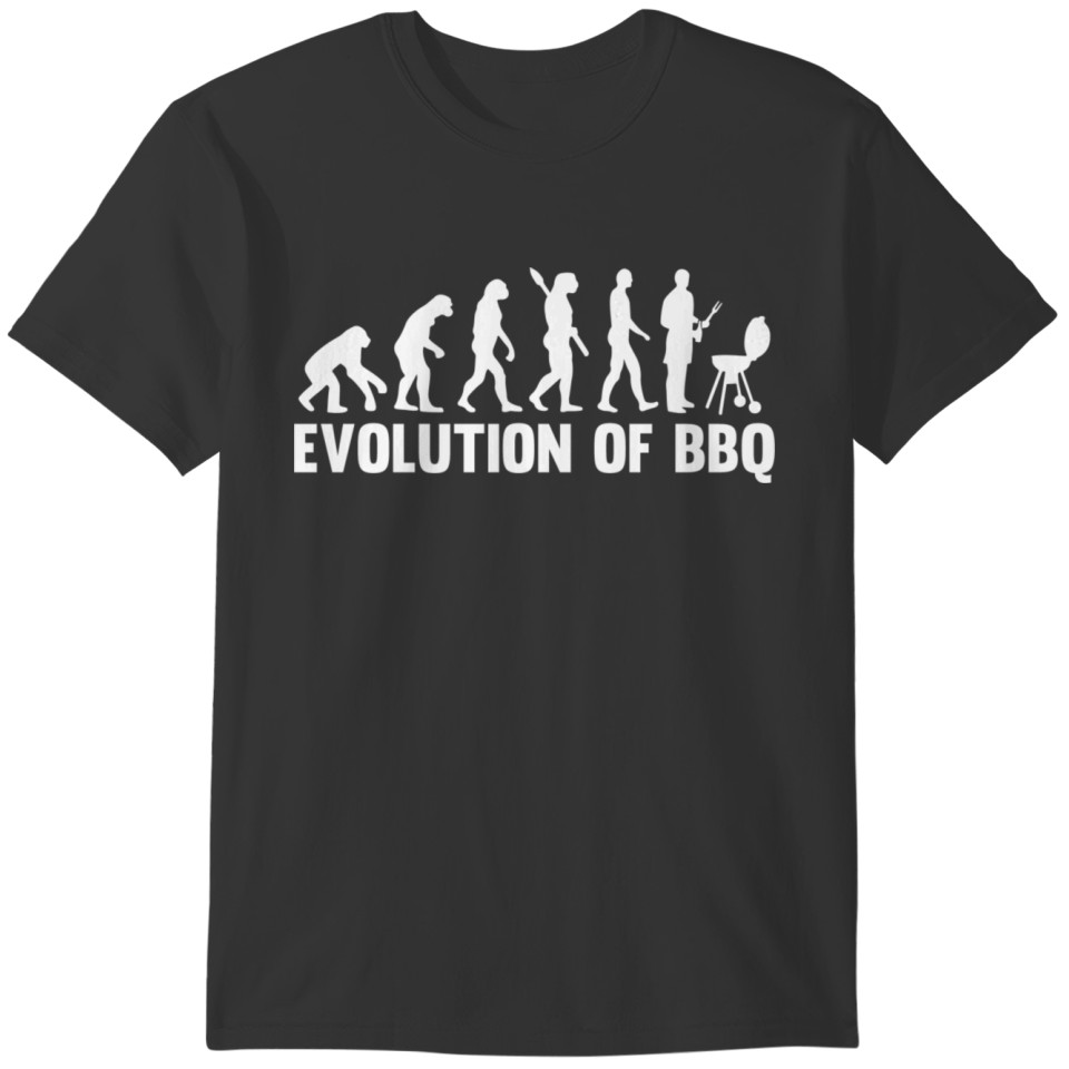 Evolution of BBQ Kettle Grill Grilling Gifts T-shirt