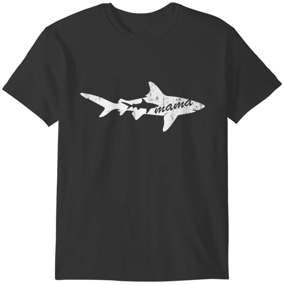 Mama Shark Matching Family Shark Family T-Shirts T-shirt