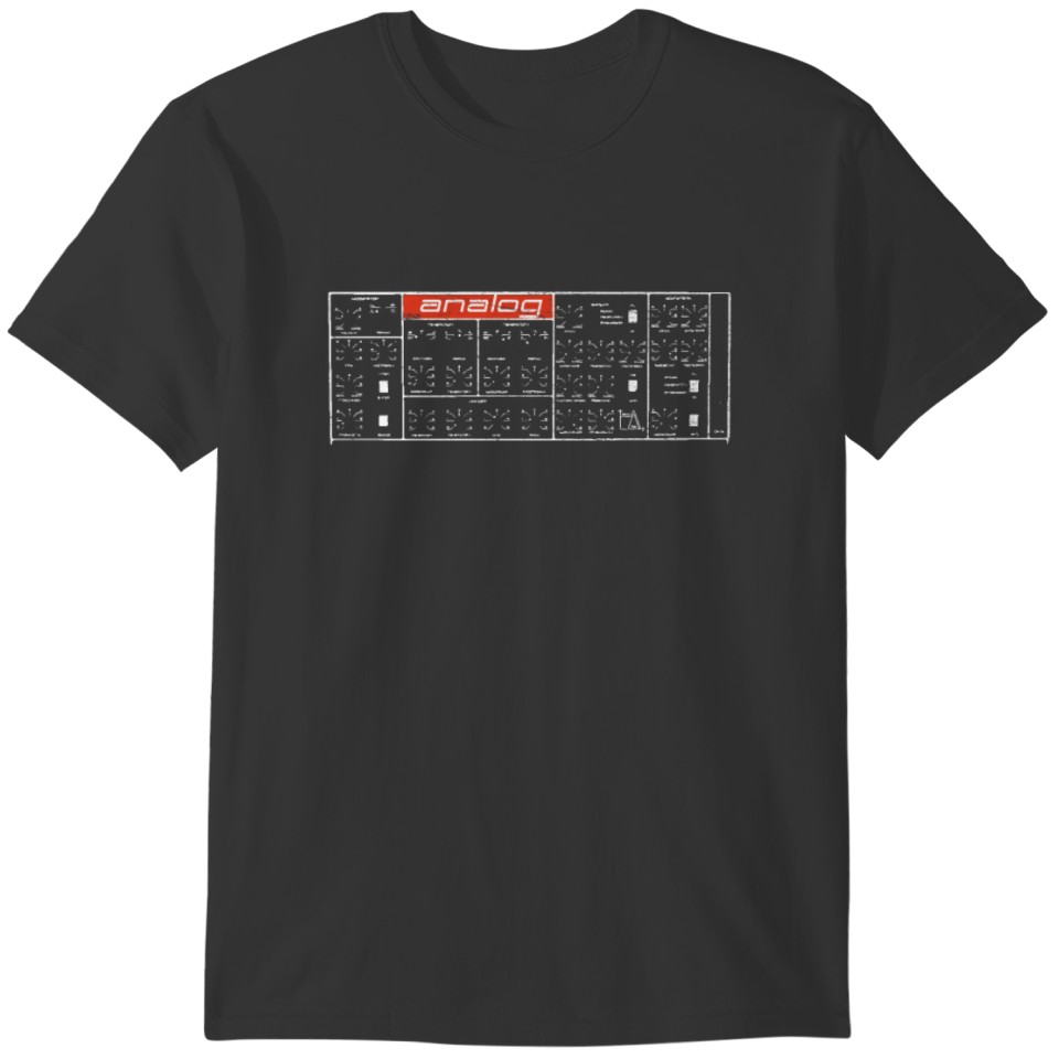 Analog Vintage Synthesizer design - Acid Nerd T-shirt