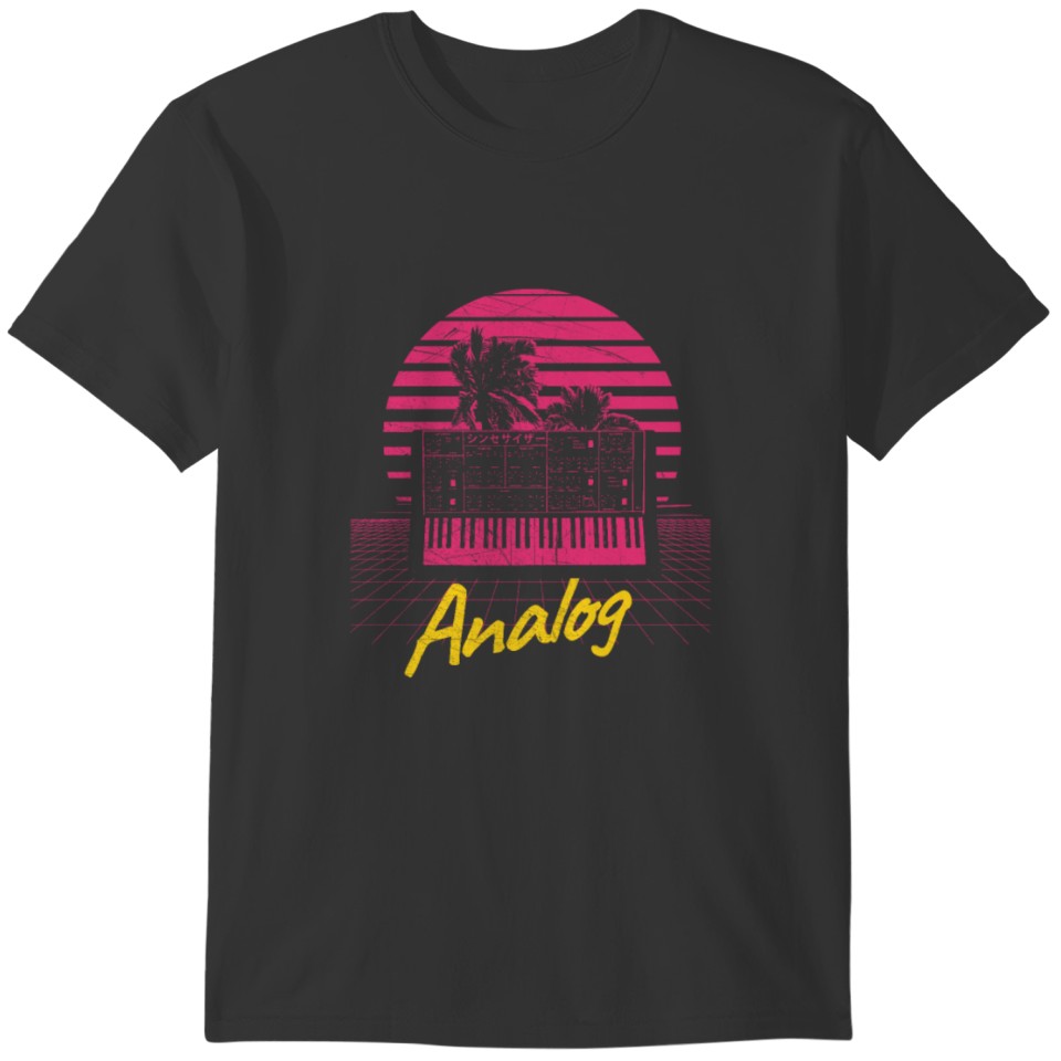 Synthesizer Analog Synth - Vintage Retro Nerd T-shirt