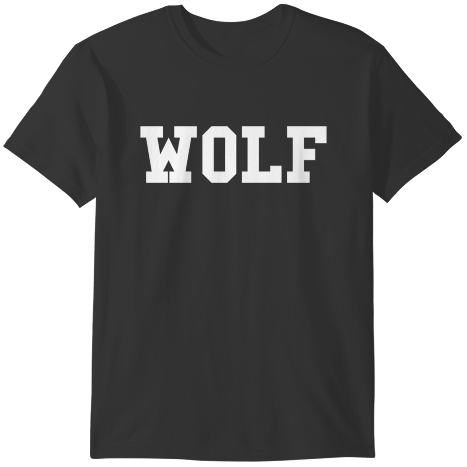 Wolf Text white T-shirt