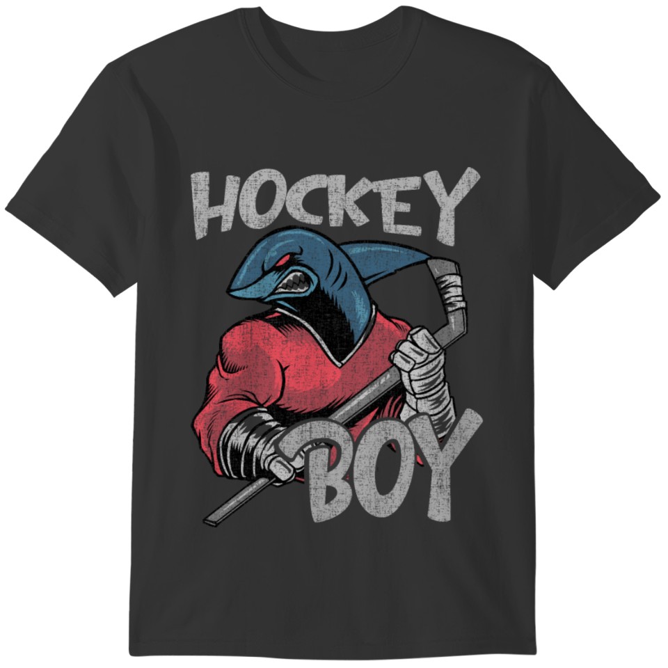 Hockey Winter Sports Tee Hockey boy T-shirt