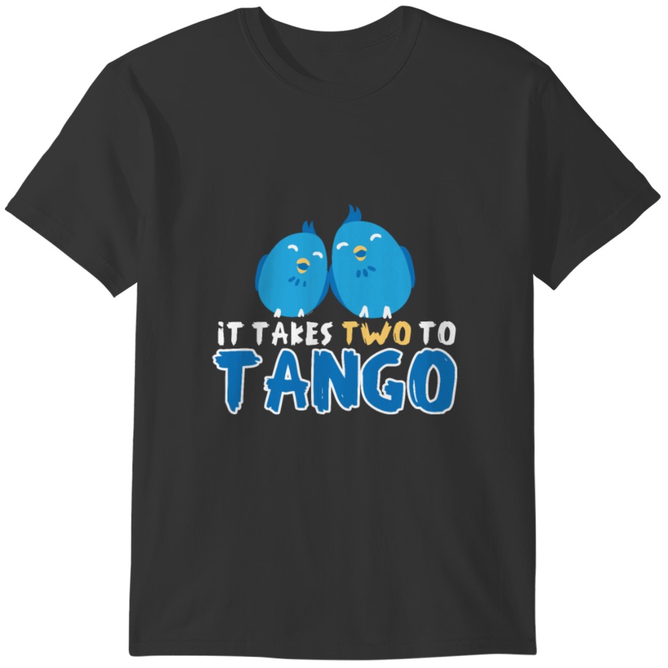 It Takes Two To Tango Birds Flying Animal Lovers T-shirt