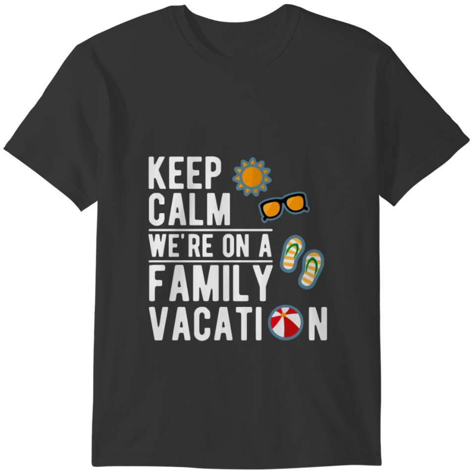 Summer Beach Family Vacation T-shirt