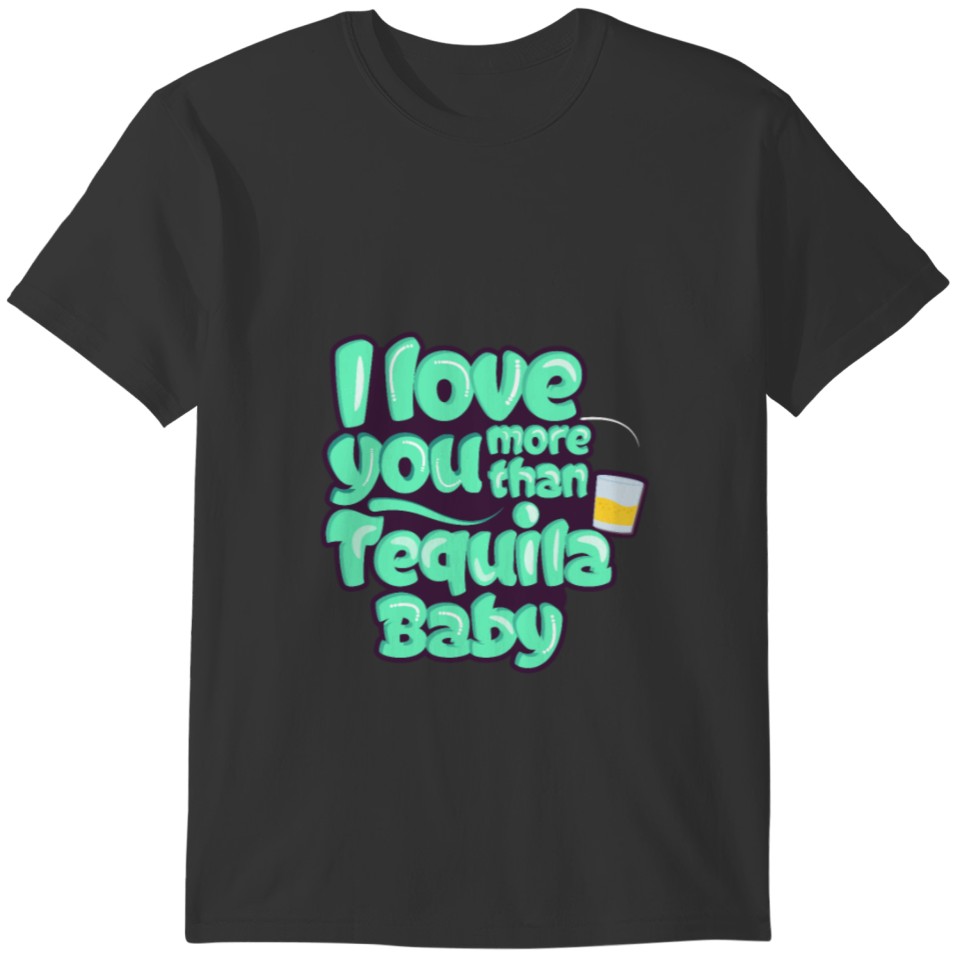 Funny Alcohol Couple Shirts for Him and For Her T-shirt