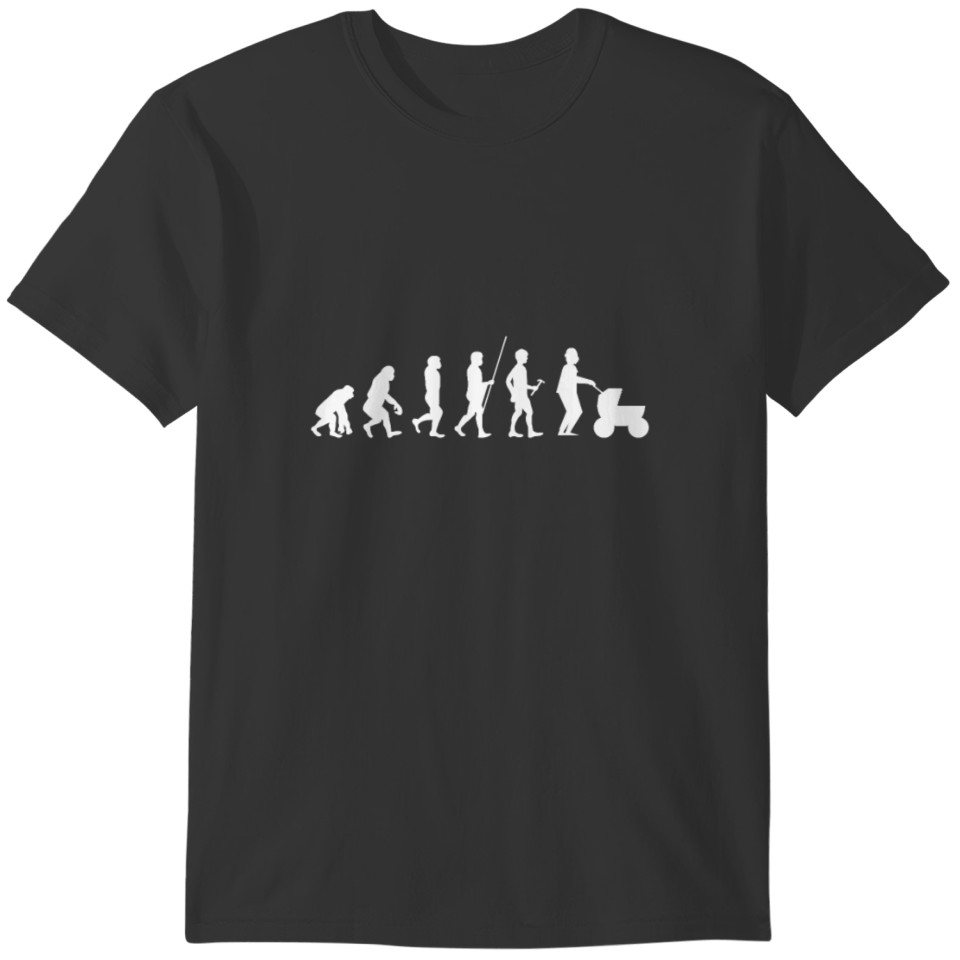 Stroller Baby Carrier Man Strolling Baby T-shirt