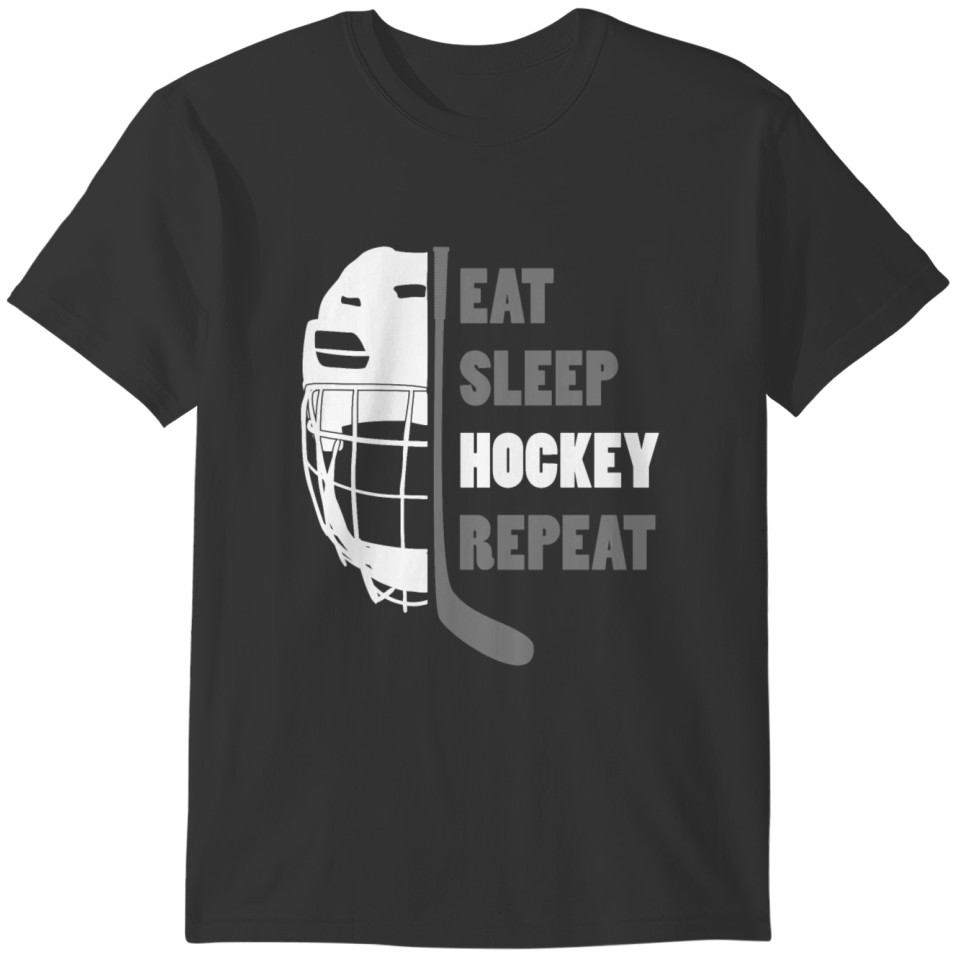 Eat Sleep Hockey Repeat T-shirt
