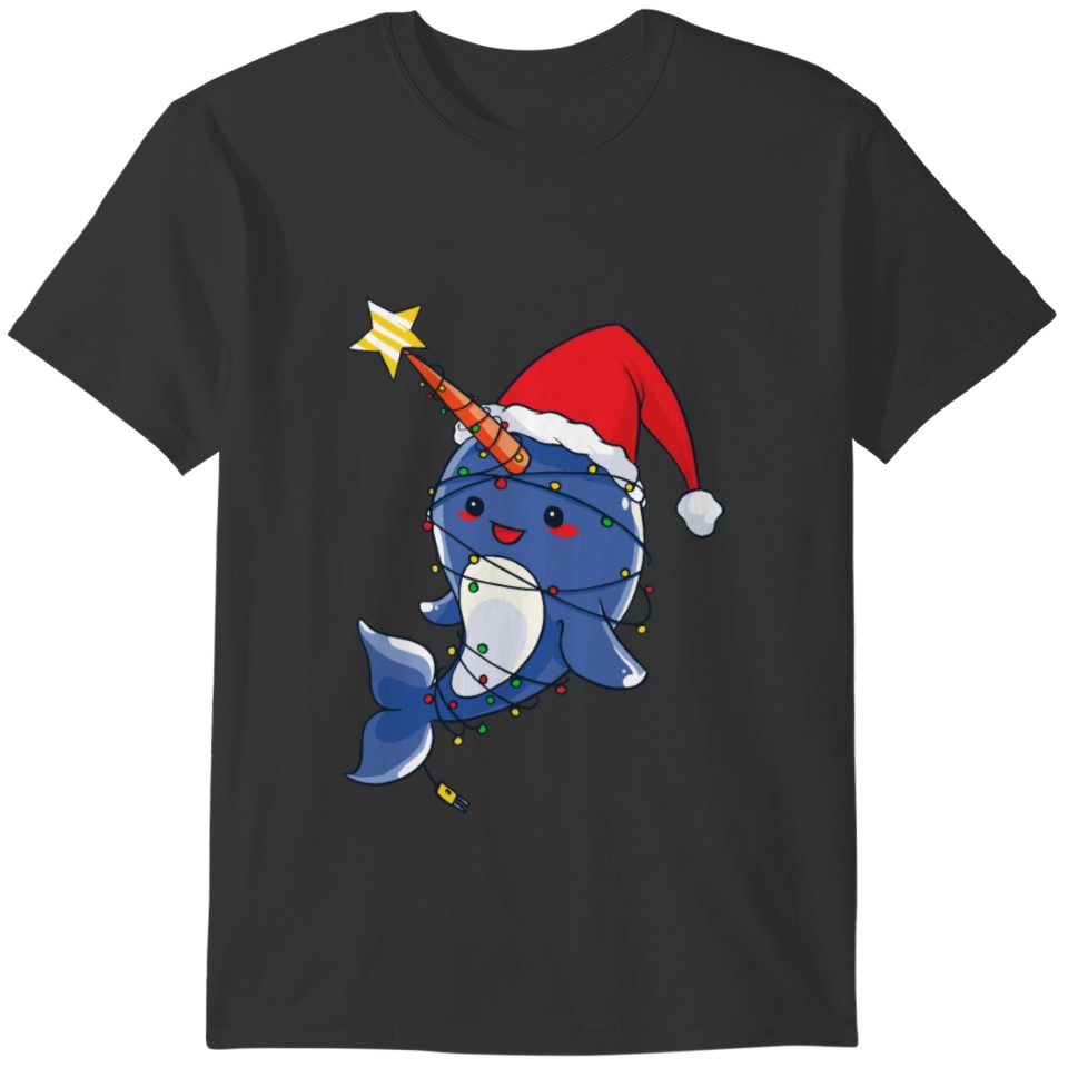 Baby Christmas Narwhal T-shirt