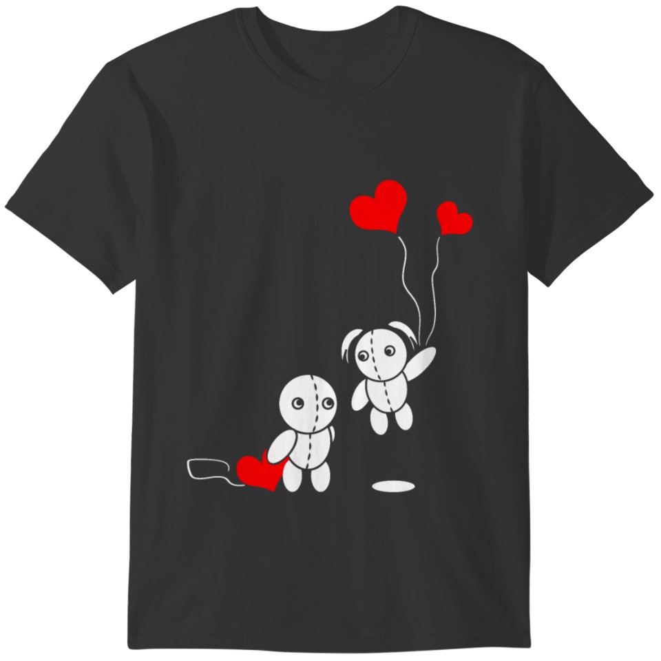 Valentine's Day Couple in love Red Heart T-shirt
