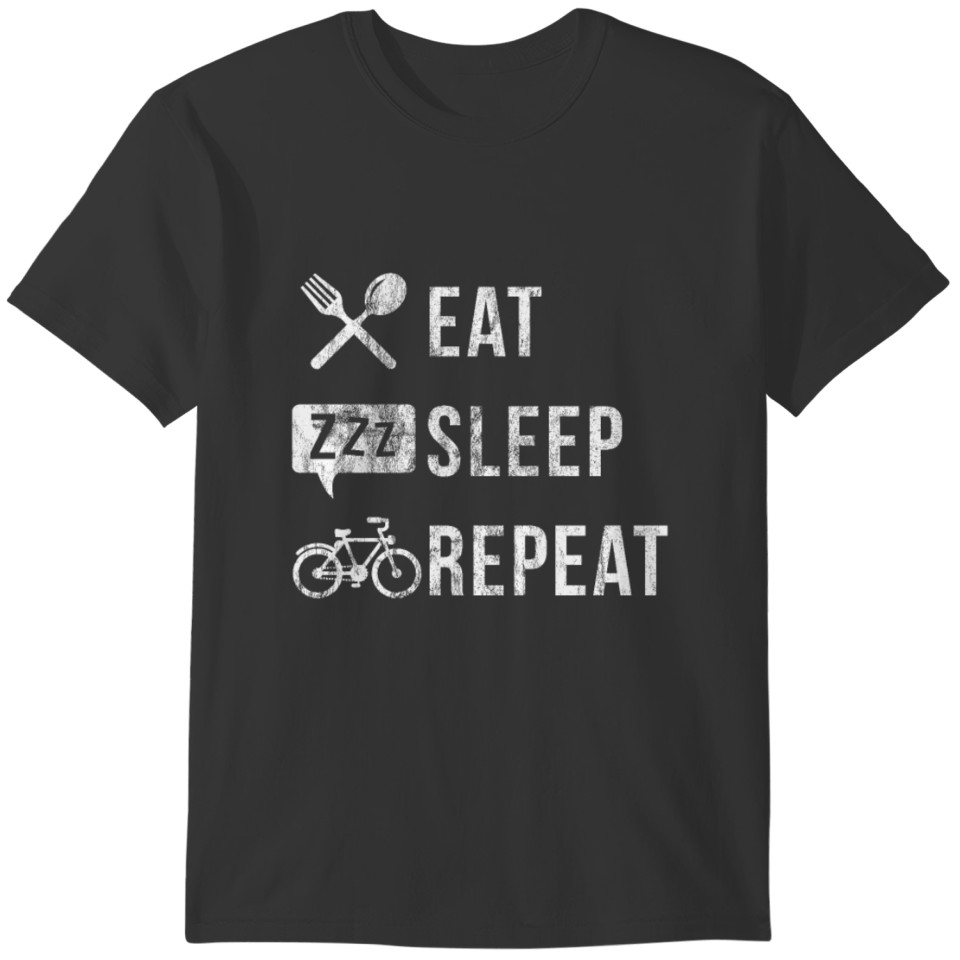 Bicycle Cyclist Bicycling Exercise Workout Eat T-shirt