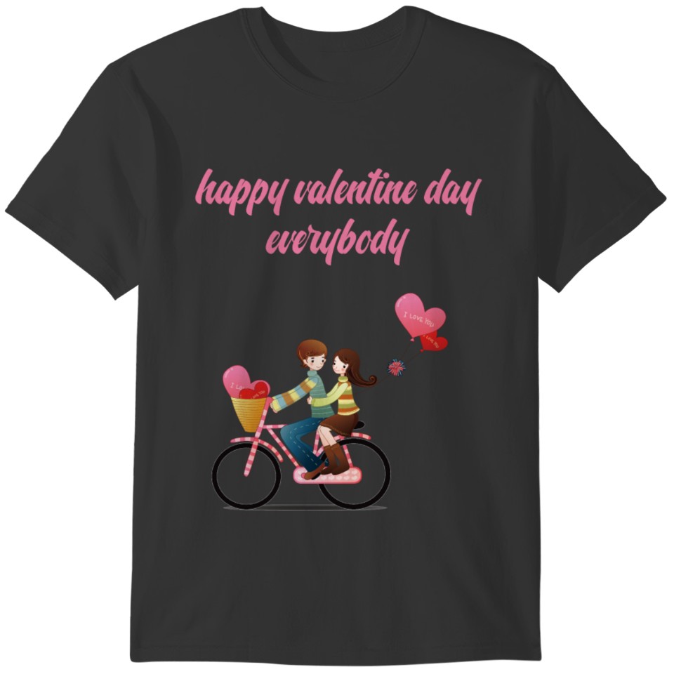 Hearts design makes a cute gift for a girlfriend T-shirt