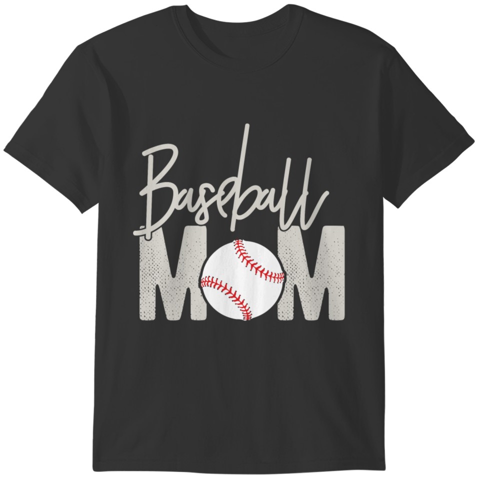 Baseball Vintage - Cool Funny Baseball Mom Gift T-shirt