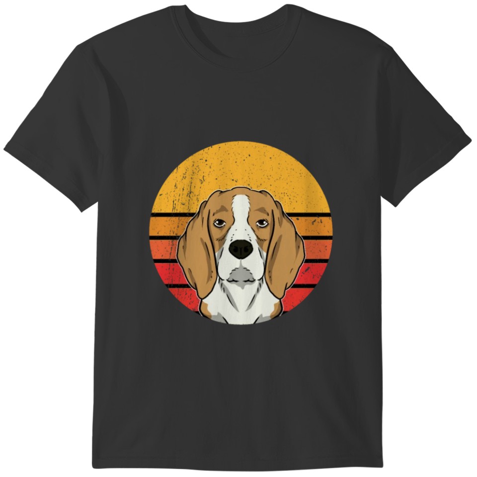 Vintage Beagle Puppy Dog Owner Gift T-shirt